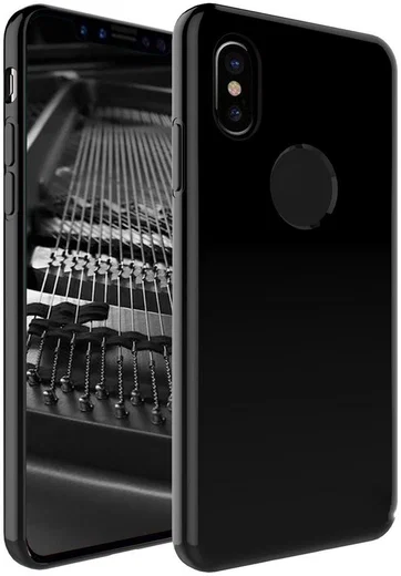 Apple iPhone X TPU Case Zwart afbeelding 5