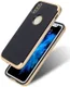Apple iPhone X Carbon TPU Case Goud Zwart afbeelding 2