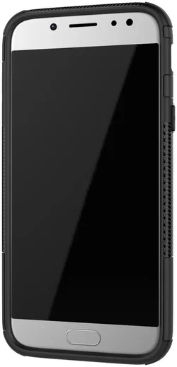 Samsung Galaxy J5 (2017) Robuust Hybride Hoesje Zwart afbeelding 10