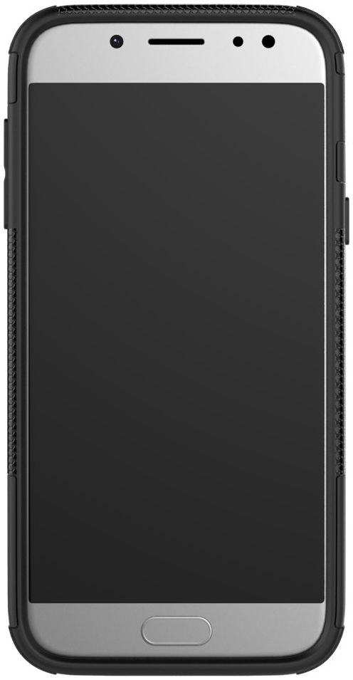 Samsung Galaxy J5 (2017) Robuust Hybride Hoesje Zwart afbeelding 8