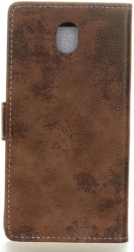 Samsung Galaxy J5 (2017) Retro Portemonnee Hoesje Coffee afbeelding 4