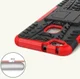 Huawei P10 Lite Robuust Hybride Hoesje Rood afbeelding 2
