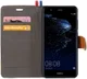 Huawei P10 Lite Jeans Portemonnee hoesje Donker Blauw afbeelding 2