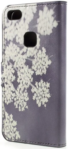 Huawei P10 Lite Portemonnee Hoesje Flower afbeelding 5
