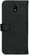 Rosso Deluxe Samsung J5 2017 Hoesje Echt Leer Pasjes Book Case Zwart afbeelding 8