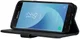 Rosso Deluxe Samsung J5 2017 Hoesje Echt Leer Pasjes Book Case Zwart afbeelding 4