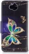 Huawei Y6 (2017) Portemonnee Flip Hoesje Print Kristal Vlinder afbeelding 5