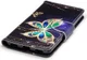 Huawei Y6 (2017) Portemonnee Flip Hoesje Print Kristal Vlinder afbeelding 7
