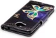 Huawei Y6 (2017) Portemonnee Flip Hoesje Print Kristal Vlinder afbeelding 8