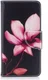 Huawei Y6 (2017) Portemonnee Flip Hoesje Print Bloem afbeelding 1