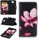 Huawei Y6 (2017) Portemonnee Flip Hoesje Print Bloem afbeelding 4