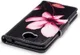 Huawei Y6 (2017) Portemonnee Flip Hoesje Print Bloem afbeelding 8