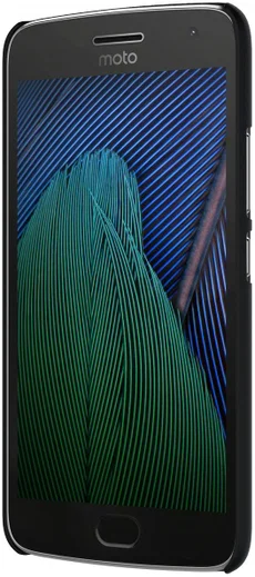Nillkin Super Frosted Shield Case Motorola Moto G5 Plus Zwart afbeelding 6