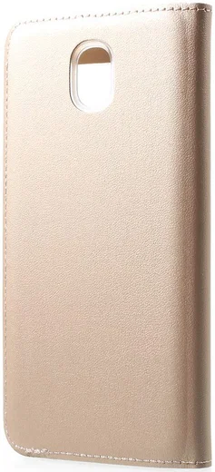 Samsung Galaxy J5 (2017) Window View Flip Hoesje Goud afbeelding 4