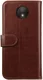 Rosso Element Motorola Moto C Plus Hoesje Book Cover Bruin afbeelding 5