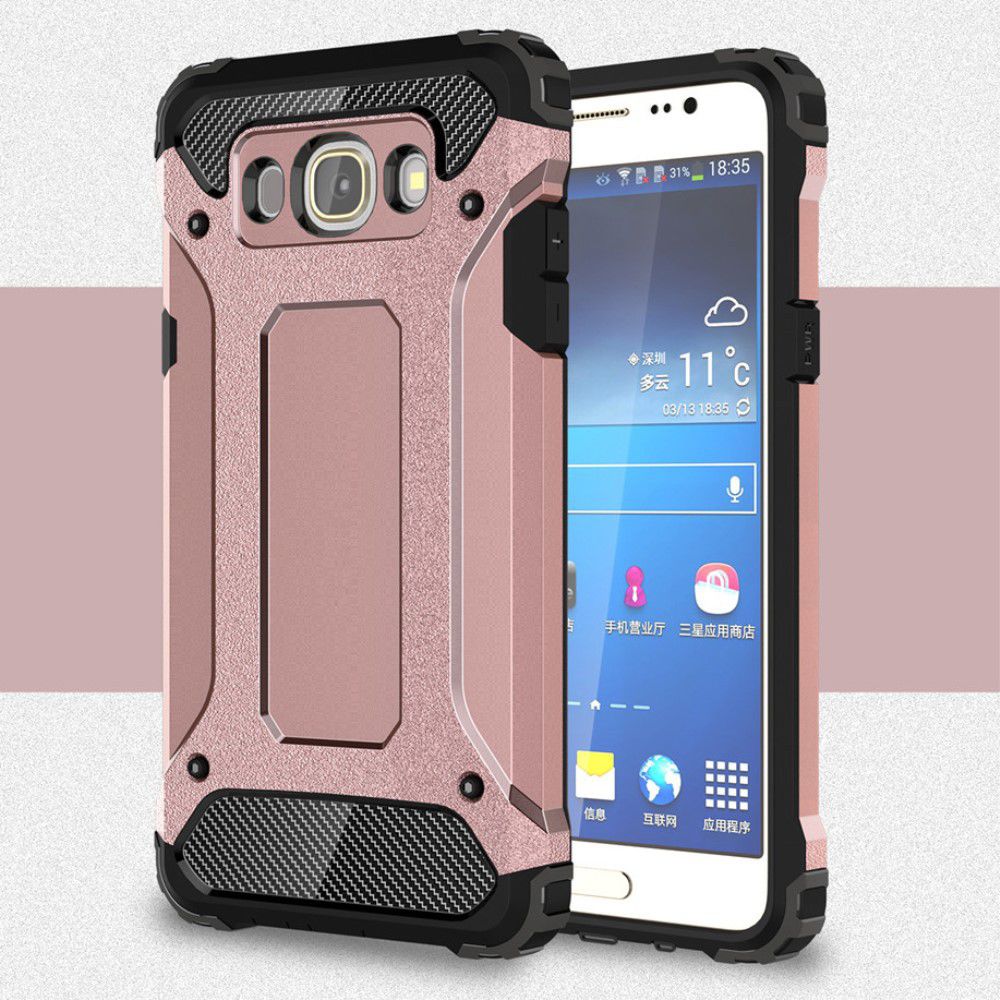 Samsung Galaxy J7 (2016) Hybride Hoesje Roze afbeelding 1