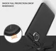 Motorola Moto G5S Geborsteld TPU Hoesje Zwart afbeelding 2