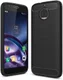 Motorola Moto G5S Plus Geborsteld TPU Hoesje Zwart afbeelding 1