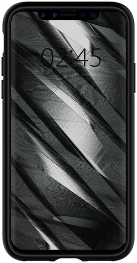 Spigen Liquid Air Apple iPhone X Hoesje Zwart afbeelding 4