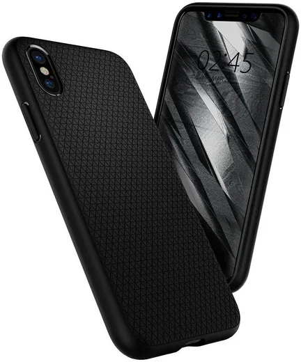 Spigen Liquid Air Apple iPhone X Hoesje Zwart afbeelding 6