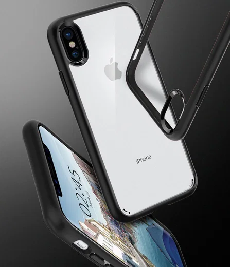 Spigen Ultra Hybrid Apple iPhone X Hoesje Zwart afbeelding 2
