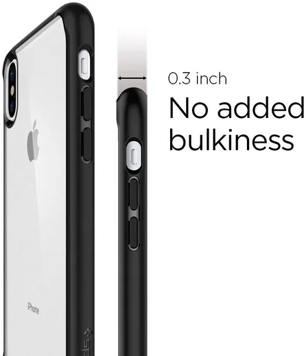 Spigen Ultra Hybrid Apple iPhone X Hoesje Zwart afbeelding 5