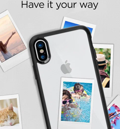 Spigen Ultra Hybrid Apple iPhone X Hoesje Zwart afbeelding 7