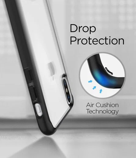 Spigen Ultra Hybrid Apple iPhone X Hoesje Zwart afbeelding 8