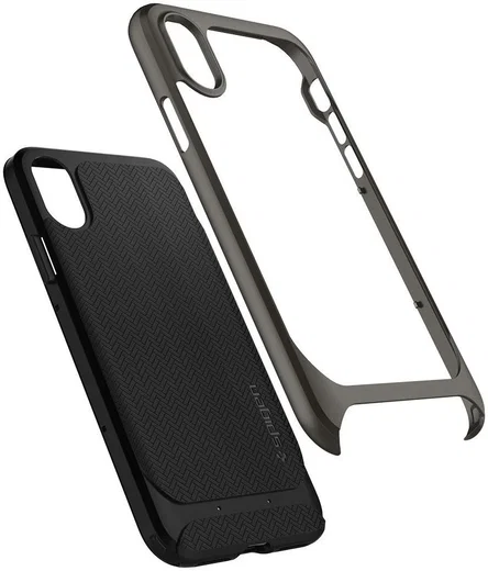 Spigen Neo Hybrid Apple iPhone X Gunmetal afbeelding 2