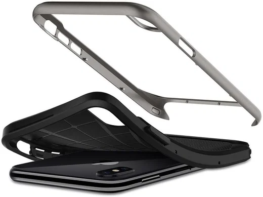 Spigen Neo Hybrid Apple iPhone X Gunmetal afbeelding 3