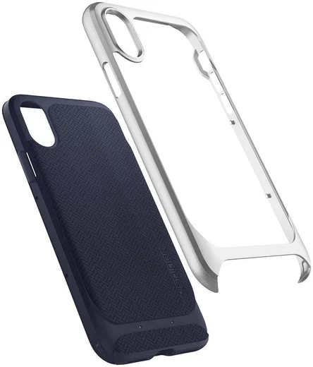 Spigen Neo Hybrid Apple iPhone X Zilver afbeelding 2