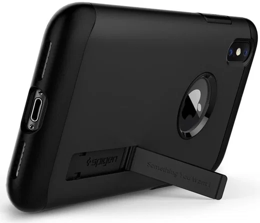 Spigen Slim Armor Apple iPhone X Zwart afbeelding 3