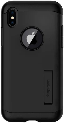 Spigen Slim Armor Apple iPhone X Zwart afbeelding 4