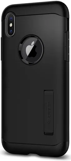 Spigen Slim Armor Apple iPhone X Zwart afbeelding 5