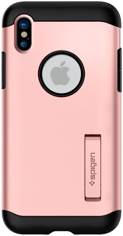 Spigen Slim Armor Apple iPhone X Roze Goud afbeelding 6