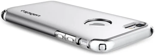 Spigen Hybrid Armor Hoesje Apple iPhone 7 Satin Silver afbeelding 7