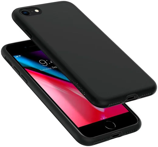 Spigen Liquid Crystal Apple iPhone 7 / 8 Hoesje Black afbeelding 3