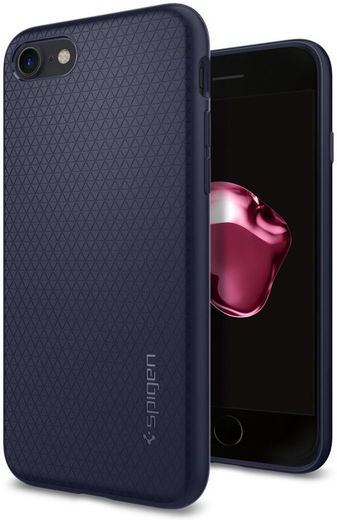 Spigen Liquid Armor Hoesje iPhone 7 / 8 Blauw afbeelding 1