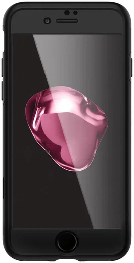 Spigen Thin Fit  360 Case Apple iPhone 7 / 8 Zwart afbeelding 4