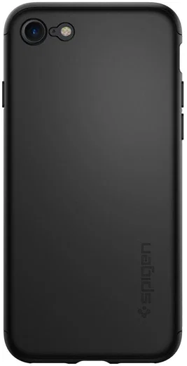 Spigen Thin Fit  360 Case Apple iPhone 7 / 8 Zwart afbeelding 5