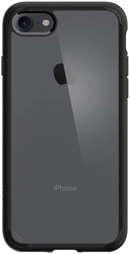 Spigen Ultra Hybrid 2 Case Apple iPhone 7 / 8 Zwart afbeelding 3