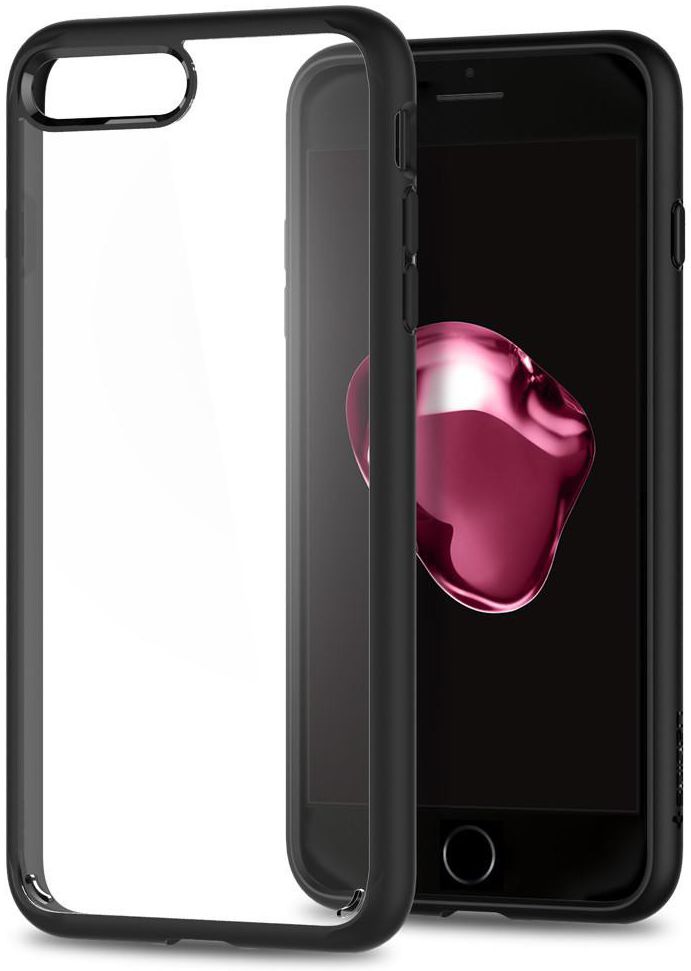 Spigen Ultra Hybrid 2 Apple iPhone 7 Plus / 8 Plus Hoesje Zwart afbeelding 1