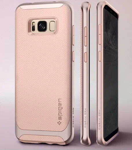 Spigen Neo Hybrid Samsung Galaxy S8 Hoesje Roze afbeelding 3