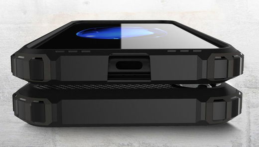 Apple IPhone X/XS Hoesje Shock Proof Hybride Backcover Zilver afbeelding 8