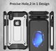 Apple IPhone X/XS Hoesje Shock Proof Hybride Backcover Zilver afbeelding 5