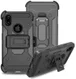 Apple iPhone X Hybride Kickstand Hoesje Zwart afbeelding 1