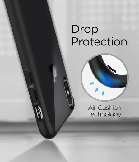 Apple iPhone X Hoesje Armor Backcover Zwart afbeelding 3