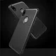 Apple iPhone X Robuust Geborsteld TPU Hoesje Zwart afbeelding 5