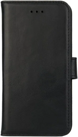 Rosso Deluxe Samsung Galaxy Note 8 Hoesje Echt Leer Book Case Zwart afbeelding 2