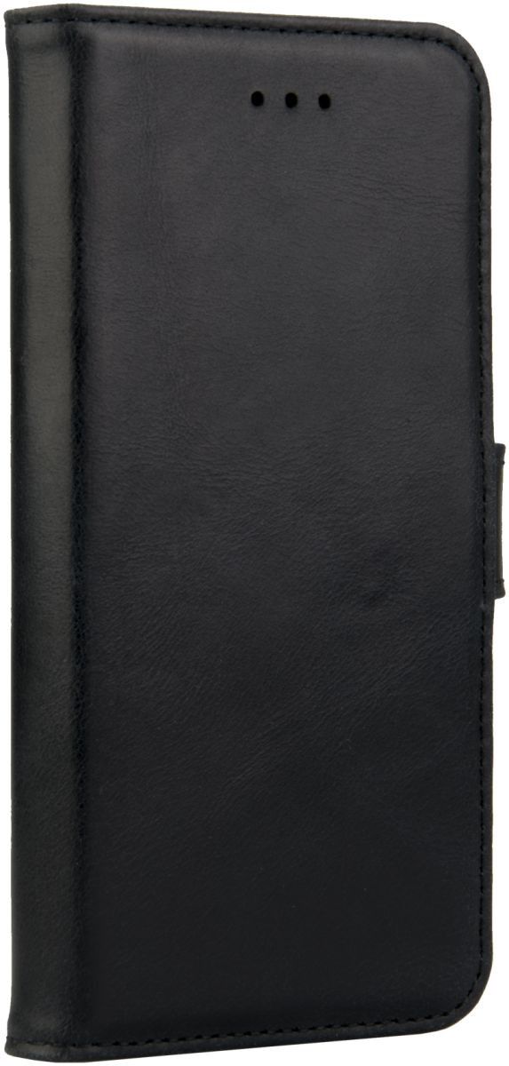 Rosso Deluxe Samsung Galaxy Note 8 Hoesje Echt Leer Book Case Zwart afbeelding 5